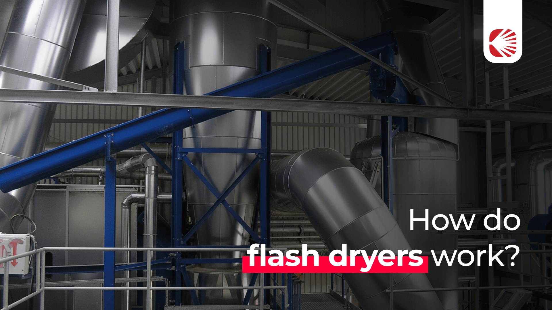 How do flash dryers work