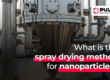 What is the spray drying method for nanoparticles