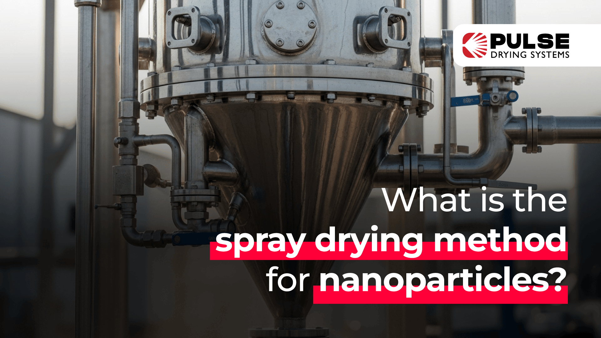 What is the spray drying method for nanoparticles