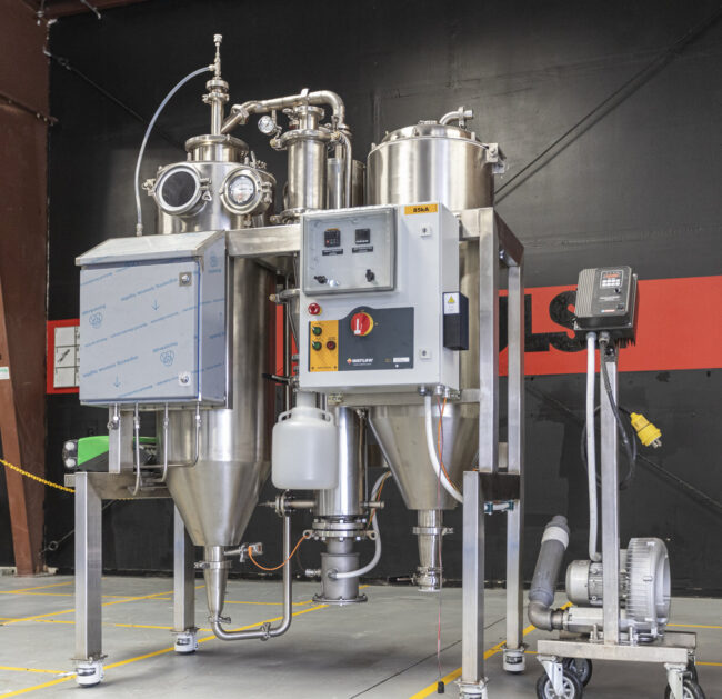 A versatile small spray dryer from Pulse Combustion Systems, a complete and mobile spray drying system designed for industrial applications and product development.
